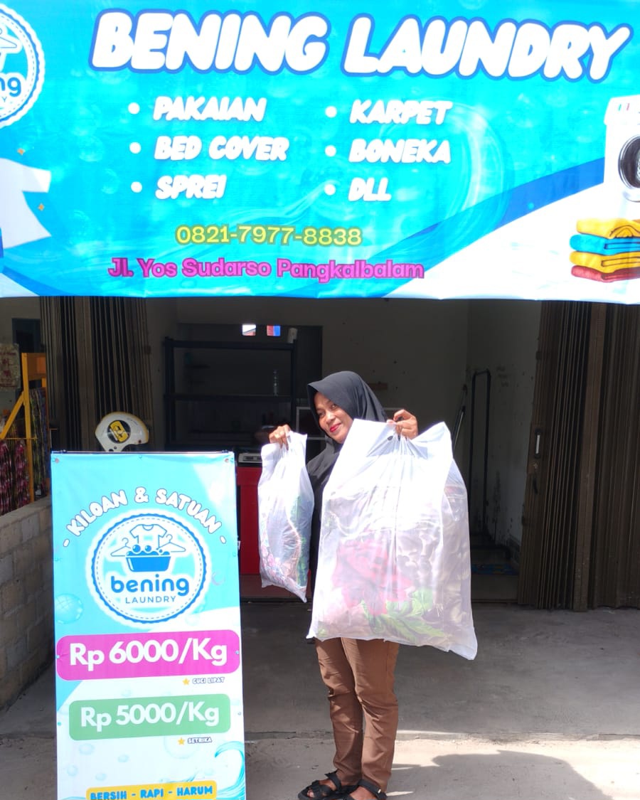 Bening Laundry: Clean Solutions for Cilacap's Busy Life